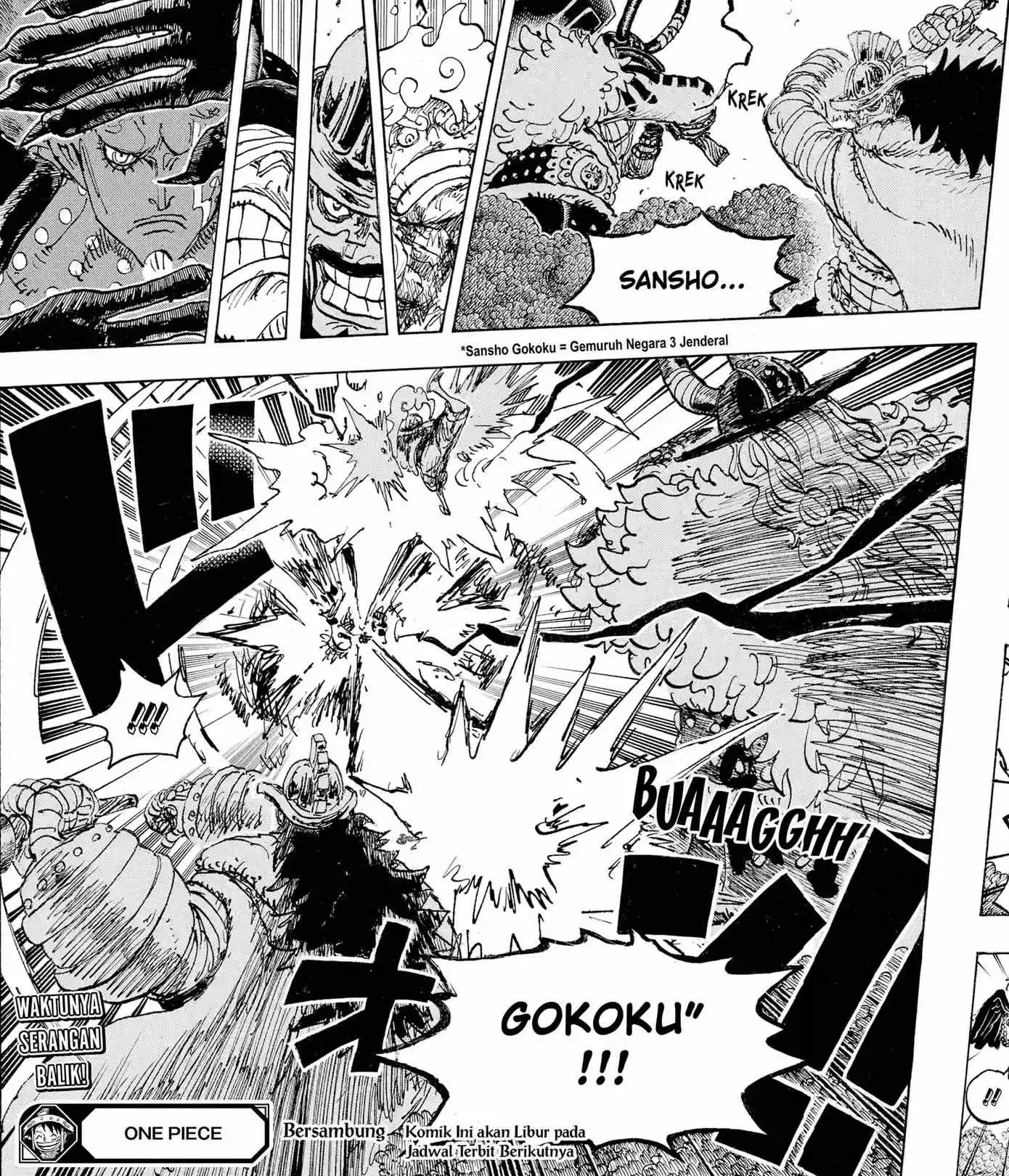 One Piece berwarna 1191 1192 1193 bahasa indonesia